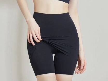 여름 초박형 하이웨이스트 복부 보정 및 힙업 4부 속바지