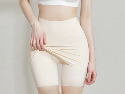 여름 초박형 하이웨이스트 복부 보정 및 힙업 4부 속바지