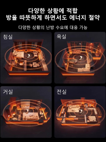 3초 내에 60평 방을 30도로 올려주는 강력 히터, 일주일 전기 요금은 10원!