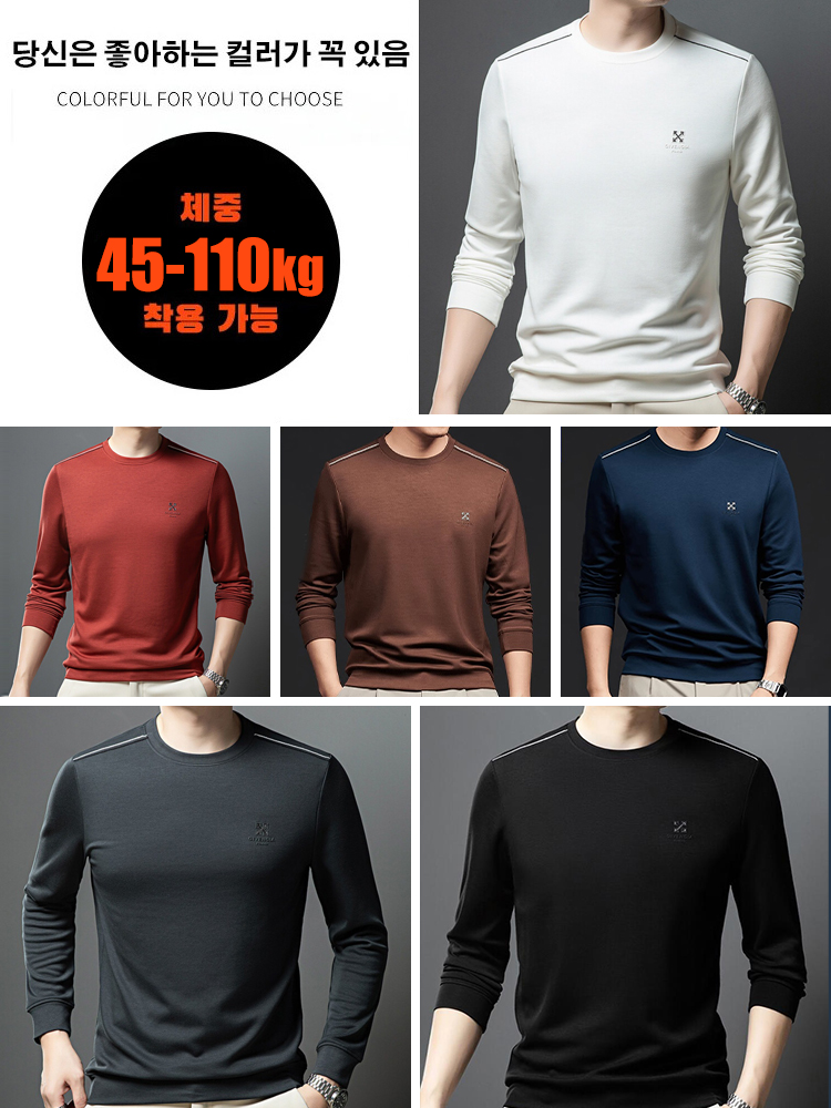 남성용 라운드넥 맨투맨