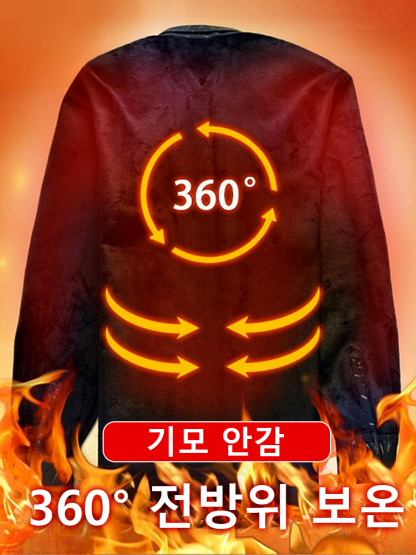 남성용 가을 겨울 기모 폴로티