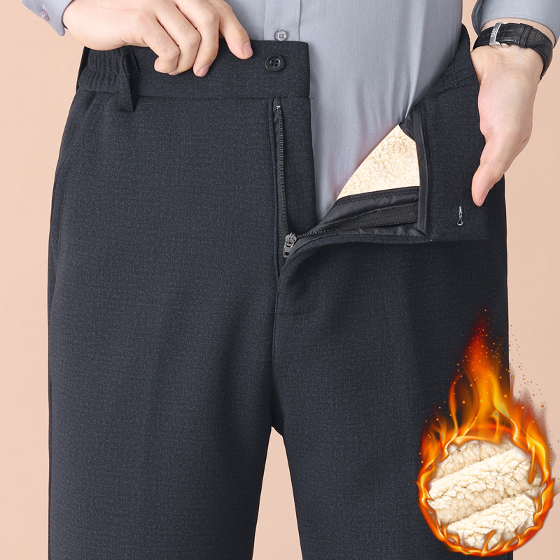 남성용 캐시미어 정장 팬츠
