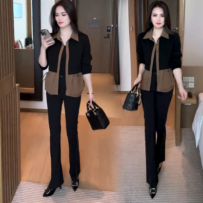 스타일리시 루즈핏 여성용 기모 재킷