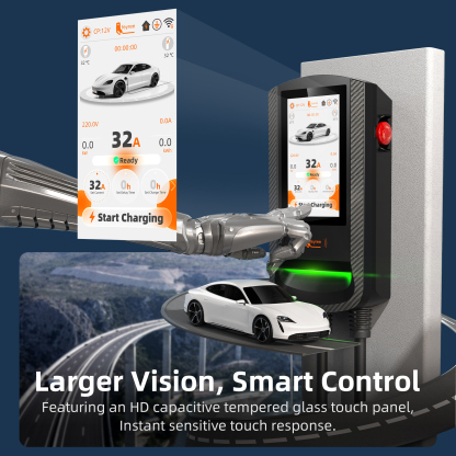  Feyree TS-NACS EV Charging Station PV solar DLB APP Control Charging Log 50A Electric Vehicle Tesla Wallmount for Home charging