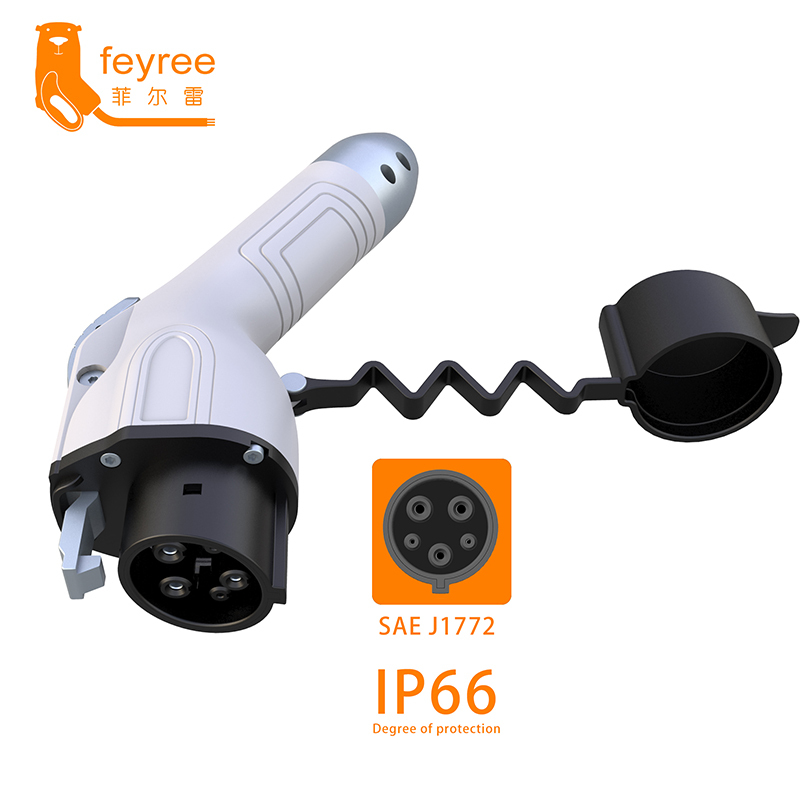 feyree EV Charger Plug SAE J1772 Connector Type 1 16A 3.5KW 32A 7KW for Electric Car Vehicle Charging Station EVSE Wallbox-feyree