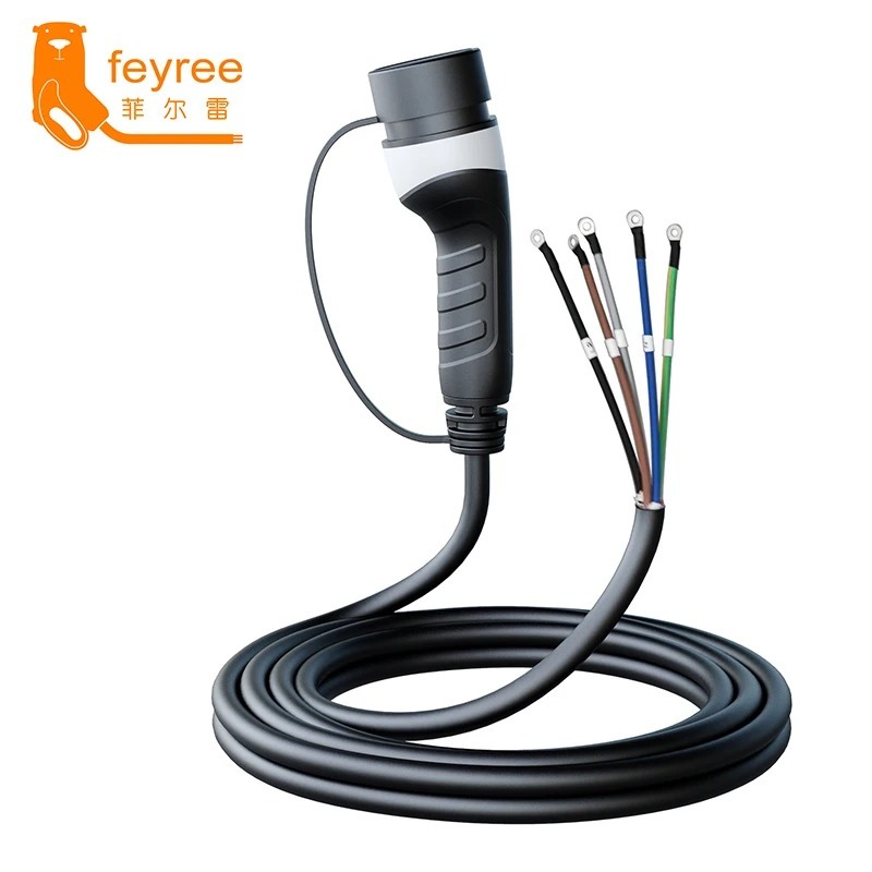 feyree EV Charger Type2 Car side 5m Cable 32A 3.5KW 8KW 11KW22KW Cable-feyree