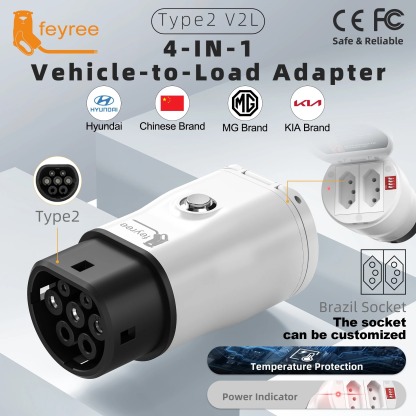 feyree Type2 V2L Discharger Adapter for MG/Kia/Hyundai/Chinese EVs