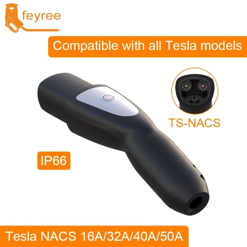 feyree Tesla NACS Plug 16A 32A 40A 50A for Model 3 X Y S-feyree