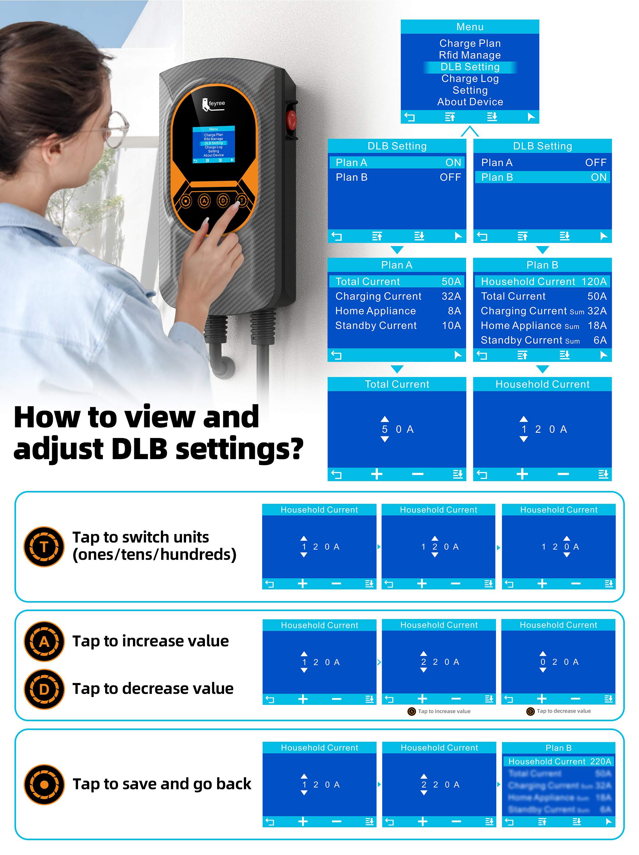 How to view and adjust DLB settings