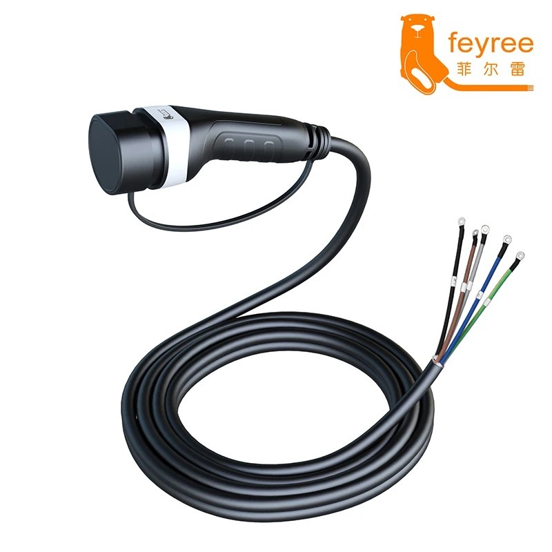 feyree EV Charger Type2 Car side 5m Cable 32A 3.5KW 8KW 11KW22KW Cable-feyree