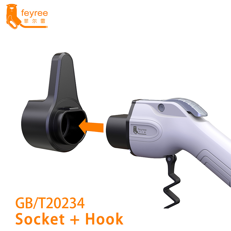 feyree EV Charger GB/T Type Holder Wall Mount Electric Car Charging Cable Organizer Wall Bracket Charger Holder for Electric Car-feyree