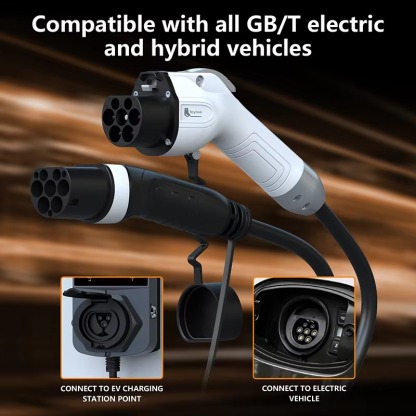 feyree EV Charger GB/T Female Car side to type2 Male Plug 16A 3.5KW 32A 7KW Charging Cable 5m 11KW 22KW 3Phase for Electric Car