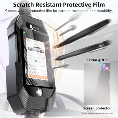 feyree GB/T EV Charger 7kW 32A 1P Touch Screen 4.3inch Smart WIFI APP Control EVSE Portable Charging Box forElectric Car Charger