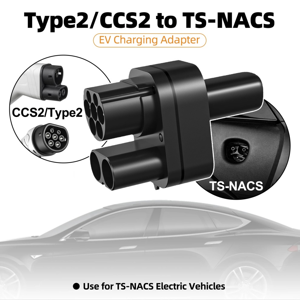 CCS2 to Tesla Adapter for Model 3 Y X