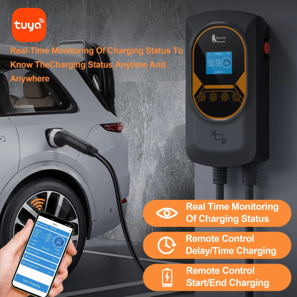 feyree EV Charger 7.6KW EV Wallbox Type 2 EV Charging Station 7.6KW Type2 EV Charger