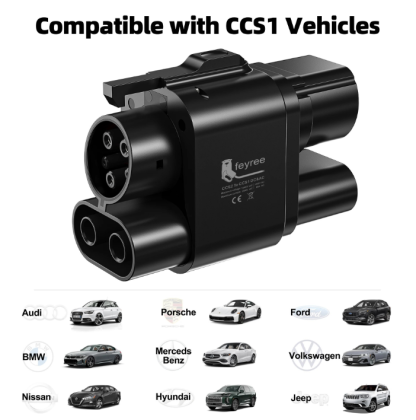 Feyree CCS2 to CCS1 Adapter DC Fast EV Charging Adapter