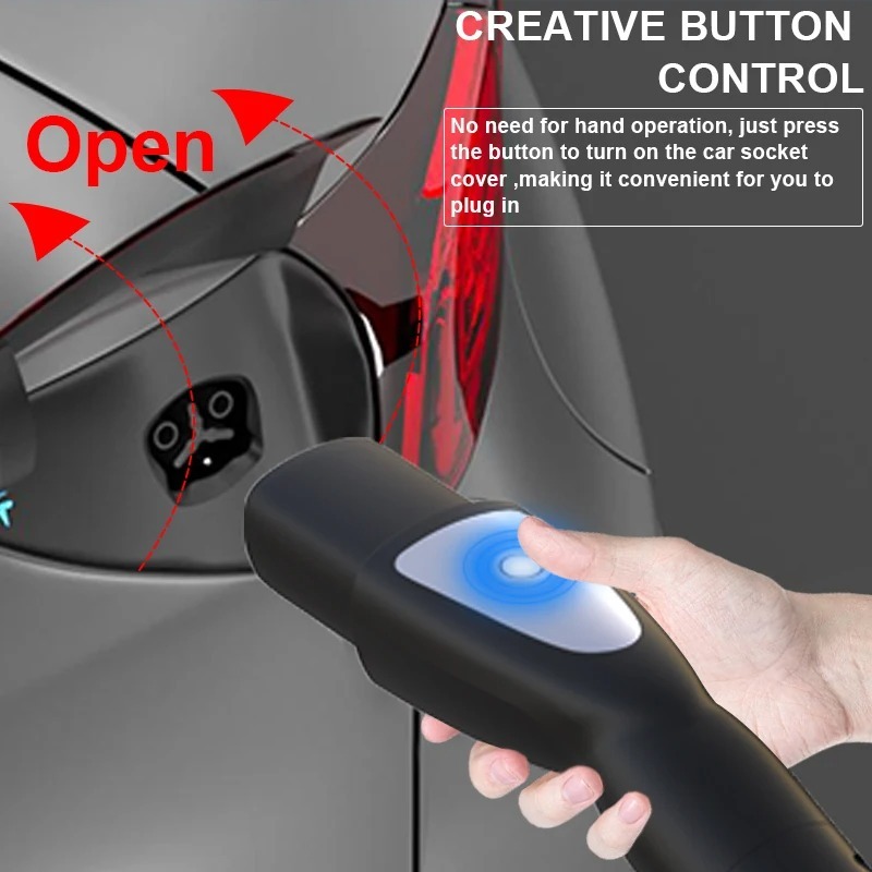 feyree Portable EV Charger 3.5KW Charging Stations 16A Adjustable Current Fast Charging with NACS Plug Compatible for Tesla Cars-feyree