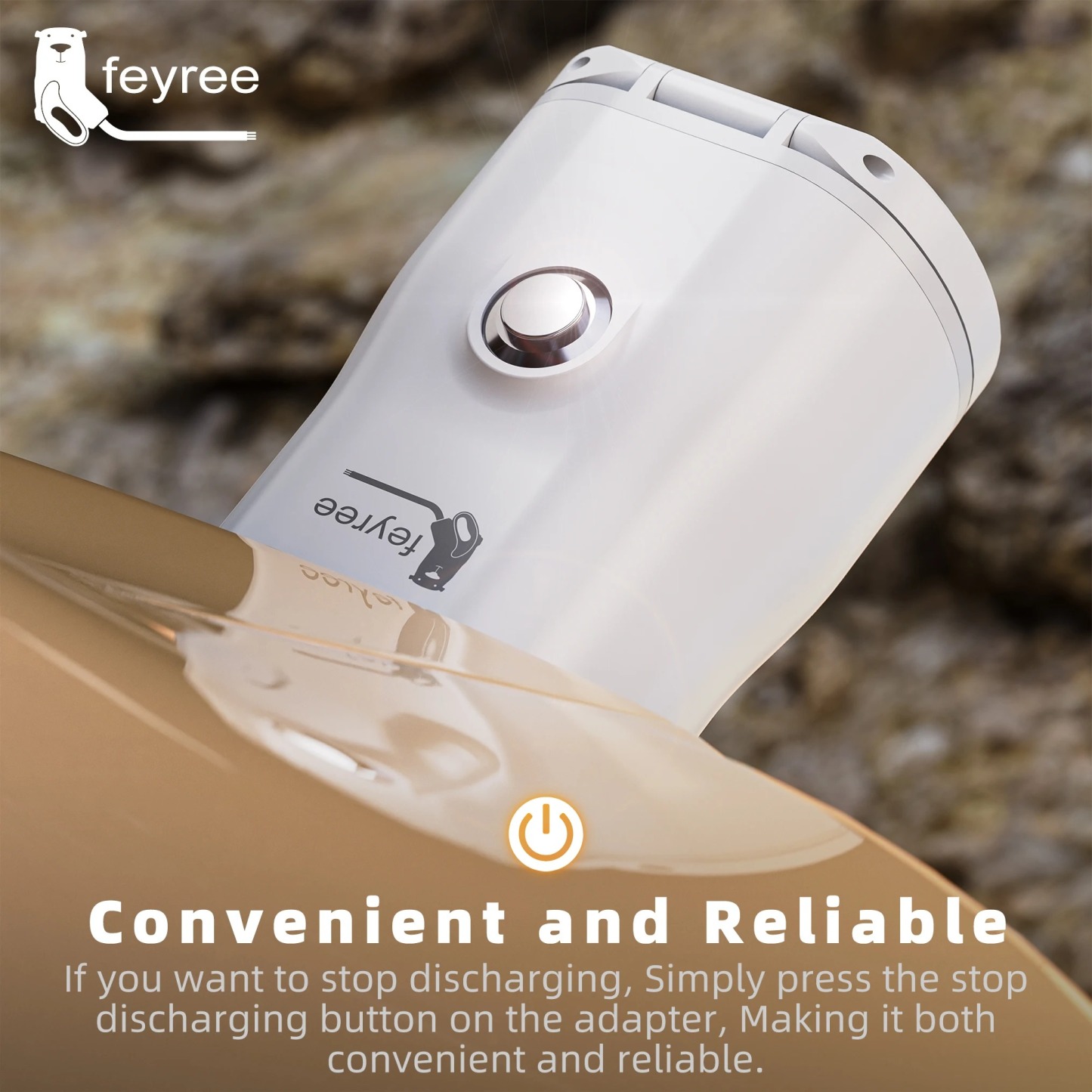 feyree Type2 V2L Discharger Adapter for MG/Kia/Hyundai/Chinese EVs