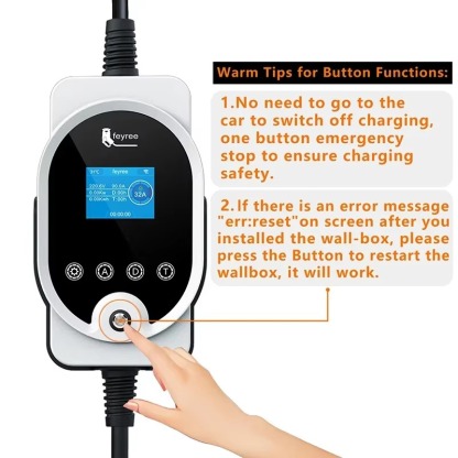 feyree Type2 EV Charger Portable 7KW With APP Control