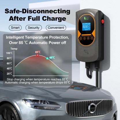 Feyree NACS Smart EV Wallbox Charger 12kW 50A Single Phase Dynamic Load Balancing APP Control Charging Log EV Charging Station