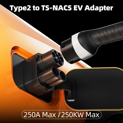 feyree CCS2 to Tesla AC+DC Adapter Fit for Tesla Model 3/X/Y Made in USA CCS2 Combo Adapter Support CCS2 and Type2 EV Charger