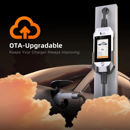 feyree EV Charger GB/T 11kW 16A 3P Car Charger 4.3inch TouchScreen Smart WIFI APP Control EVSE Charging Box with 6 Colors Option