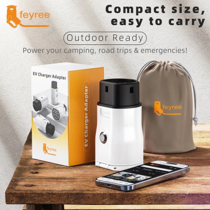 Adapter for converting a Type 1 (J1772) charging gun to a Tesla port, enabling Tesla drivers to use a wider range of charging stations.
