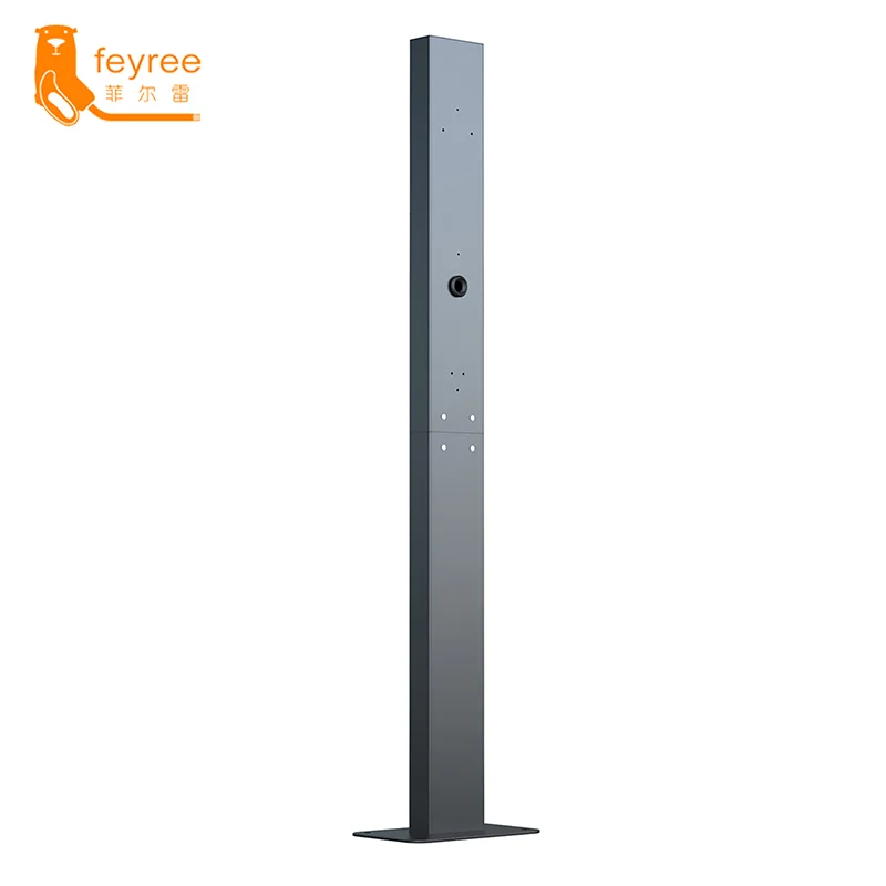 Feyree Electric Vehicle Charging Station Pile Post Upright Post Wall Mounted for Wallbox Type1 Type2 Charger