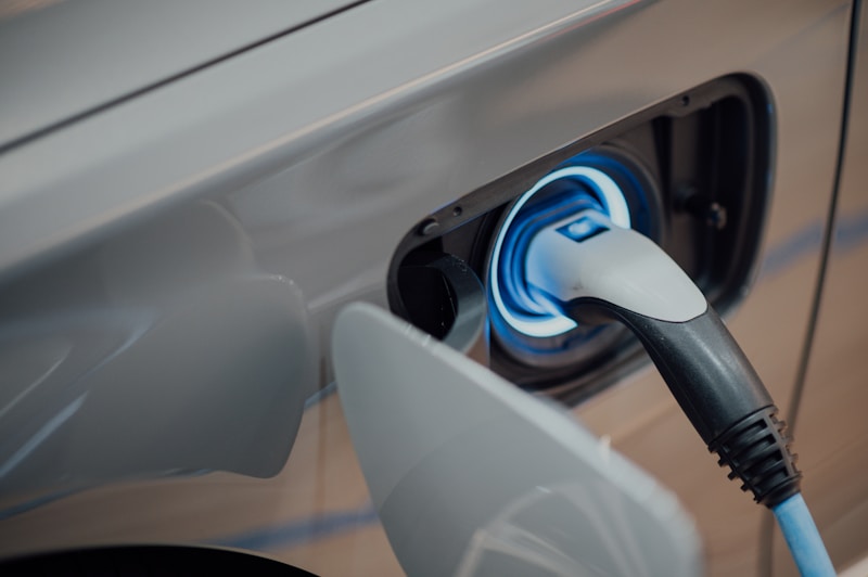 Modern EV charging facility