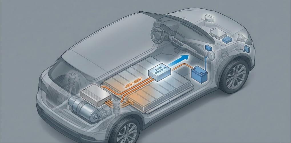 Efficient 400V-800V DC/DC converter system for electric vehicles ensures fast, safe power management for reliable home and travel charging.