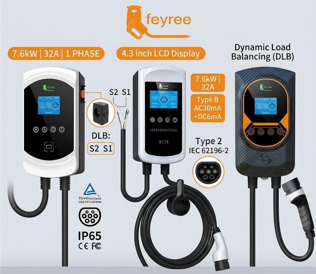 gemini\pieces and taurus series wallbox ev charger