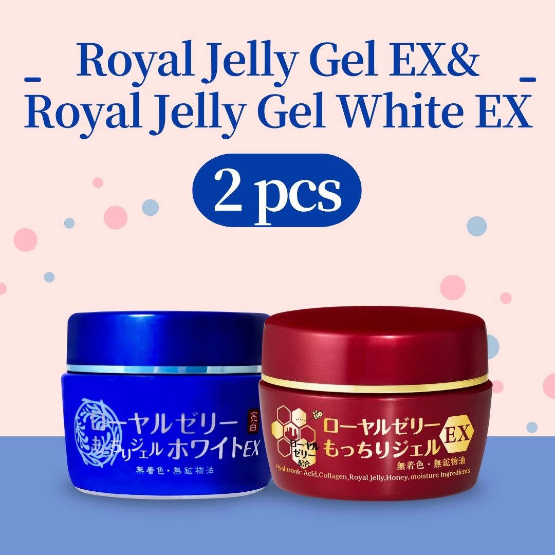 Royal Jelly Gel EX & Royal Jelly Gel White EX (1 each)