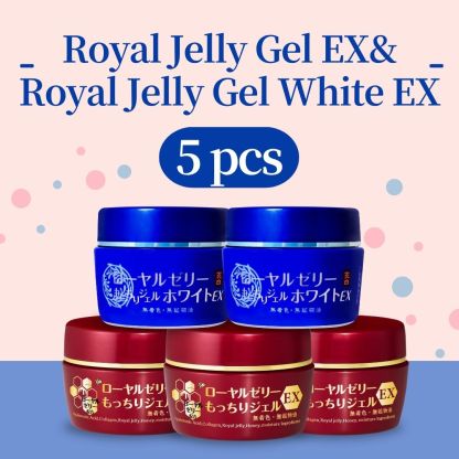 Royal Jelly Gel EX(3 pcs) & Royal Jelly Gel White EX (2 pcs)