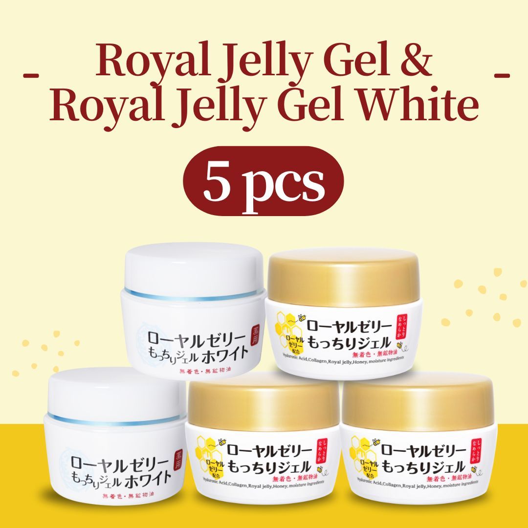 Royal Jelly Gel(3pcs) & Royal Jelly Gel White(2pcs)