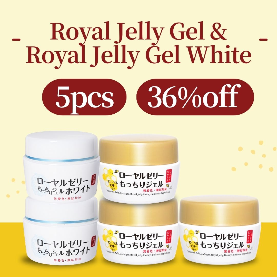 Royal Jelly Gel(3pcs) & Royal Jelly Gel White(2pcs)