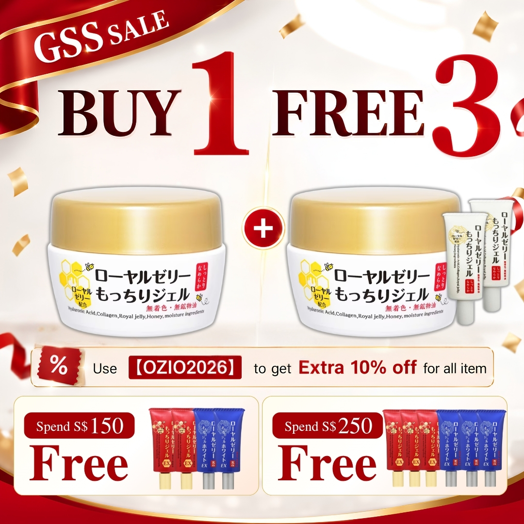 【GSS Sale】 OZIO Royal Jelly Gel BUY 1 FREE 3