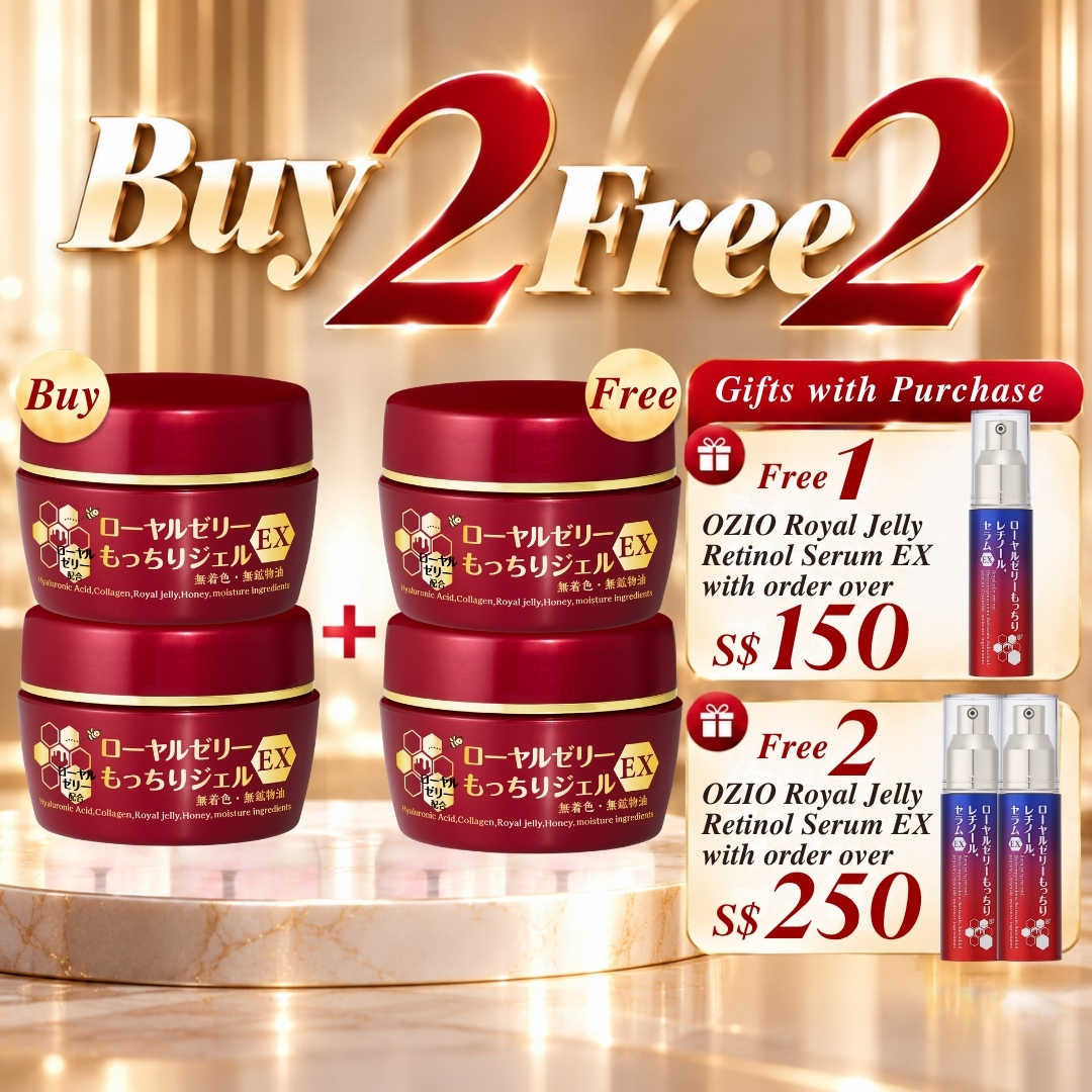 【10.10 Sale】 OZIO Royal Jelly Gel EX BUY 2 FREE 2