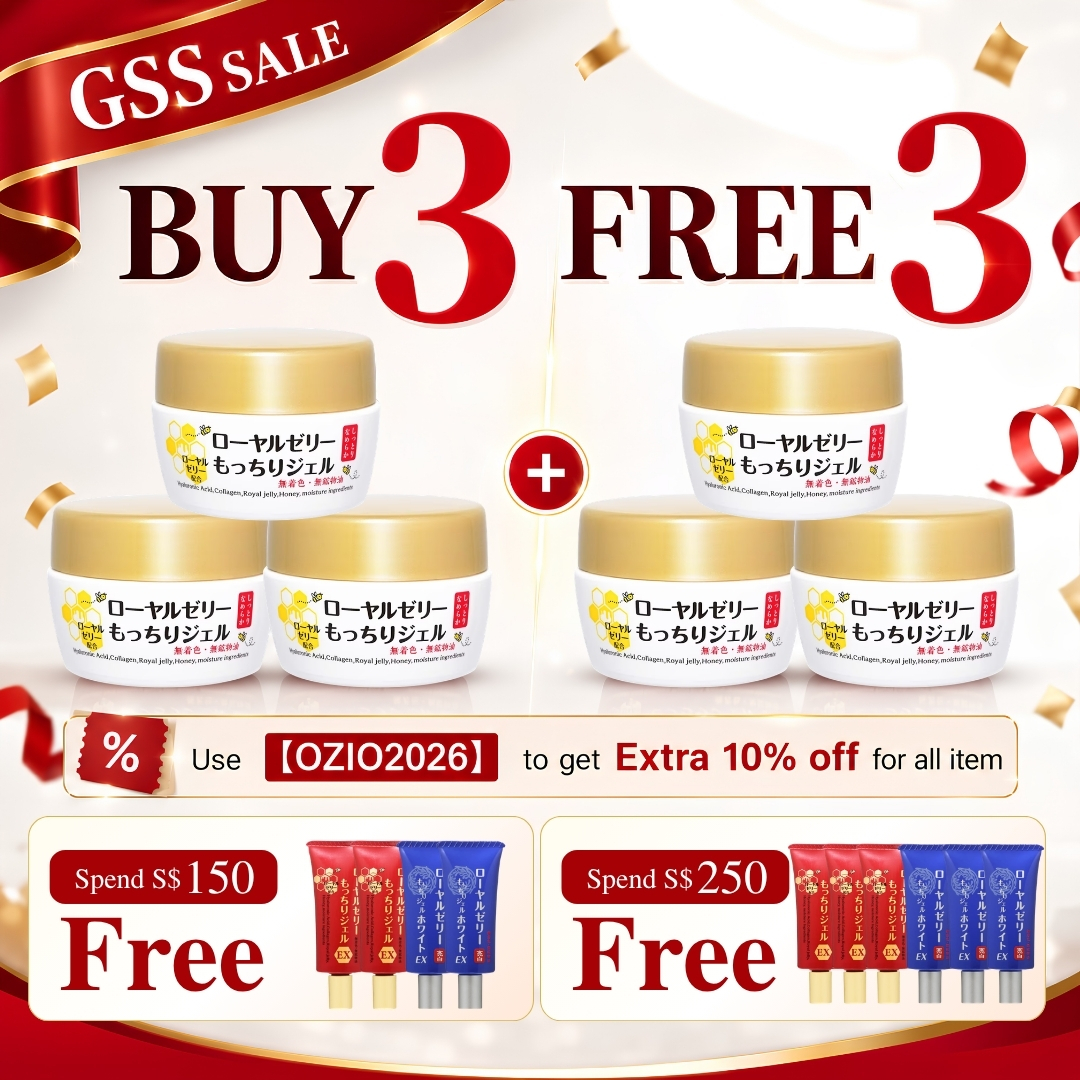 【GSS Sale】OZIO Royal Jelly Gel BUY 3 FREE 3
