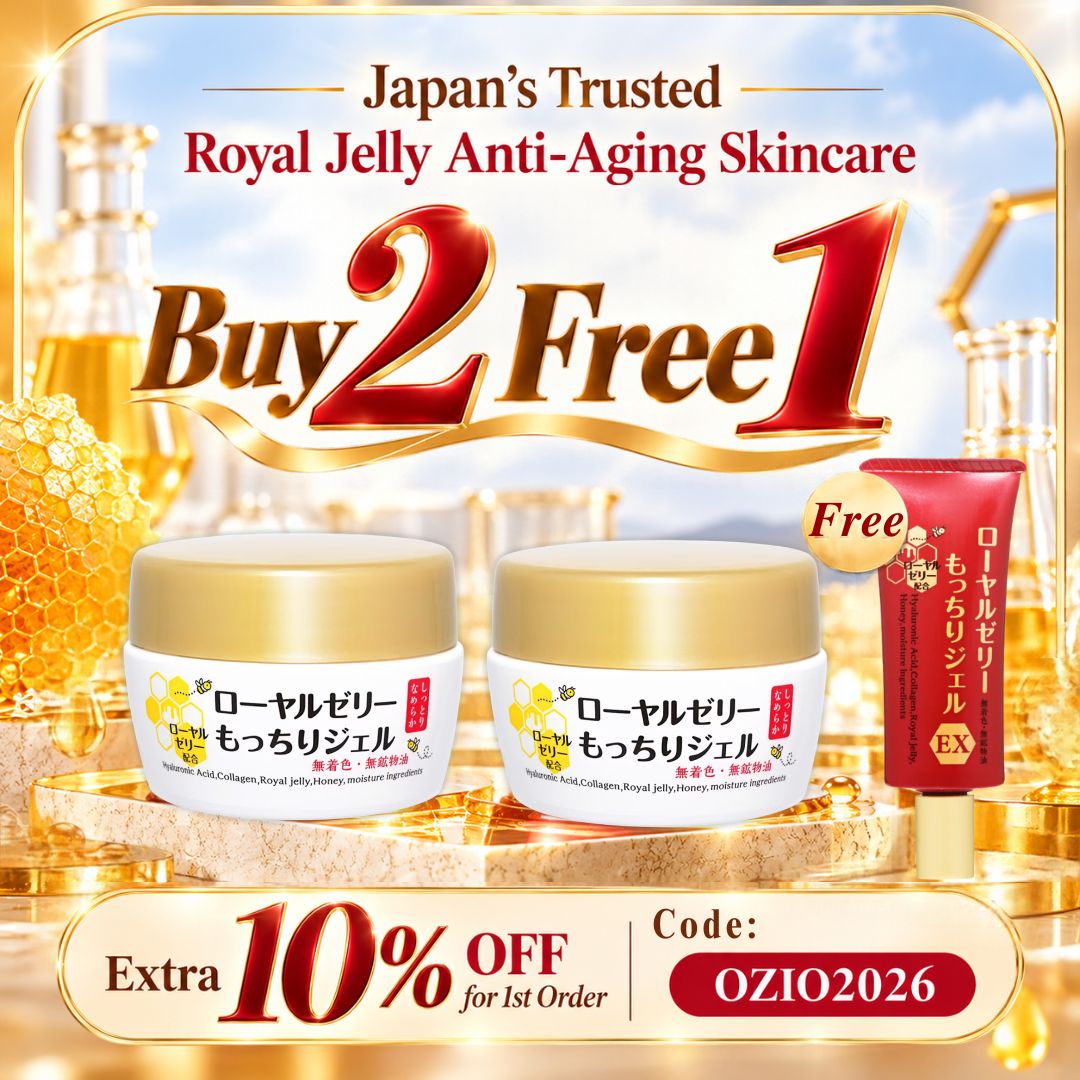 【First Order Bundle】 OZIO Royal Jelly Gel BUY 2 FREE 1（2 OZIO Royal Jelly Gel + 1 OZIO Royal Jelly Gel Ex MINI 20g）