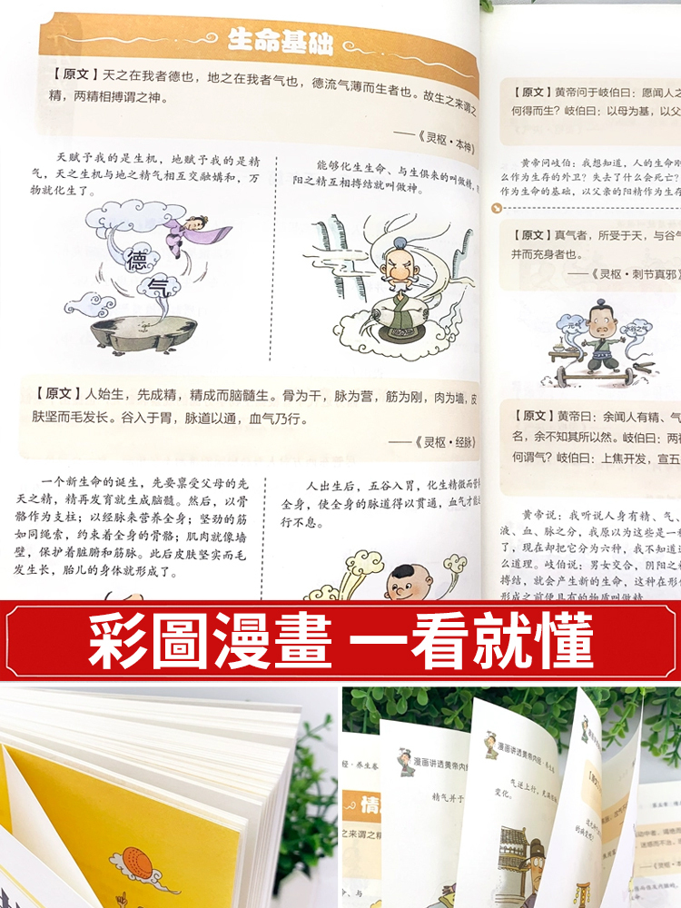 漫畫講透黃帝內經漫畫