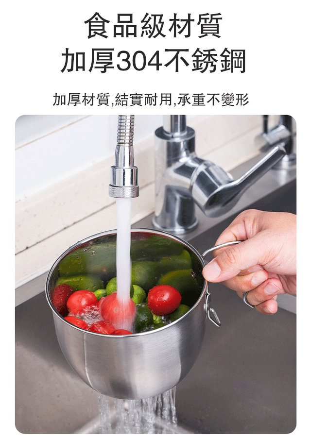 不銹鋼廚房水槽瀝水籃