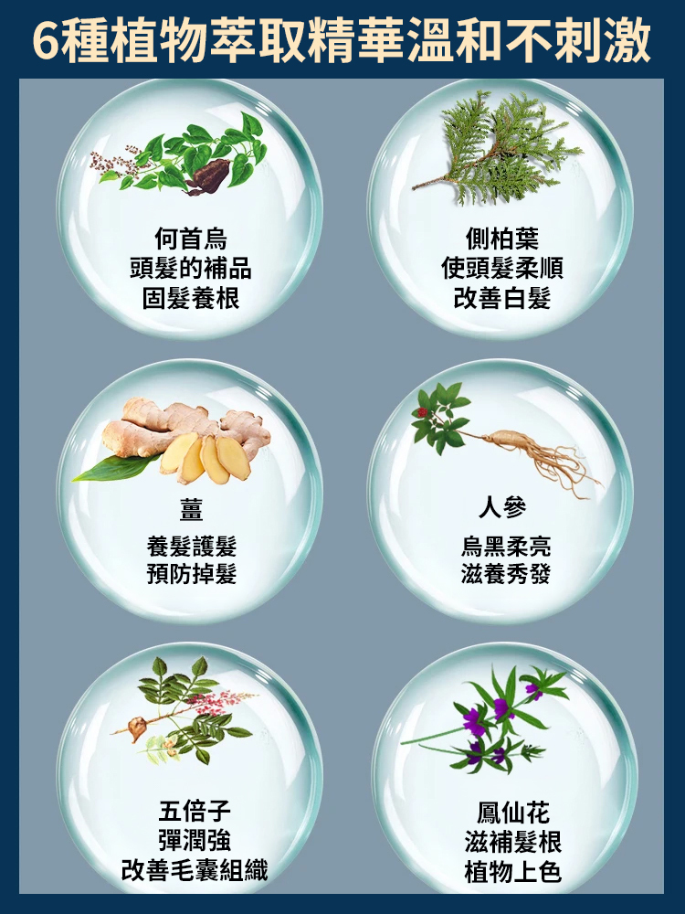 非遺傳性承植物染髮膏