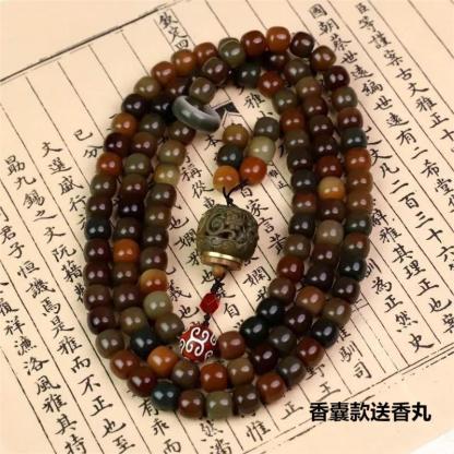 敦煌炭燒108顆菩提手串