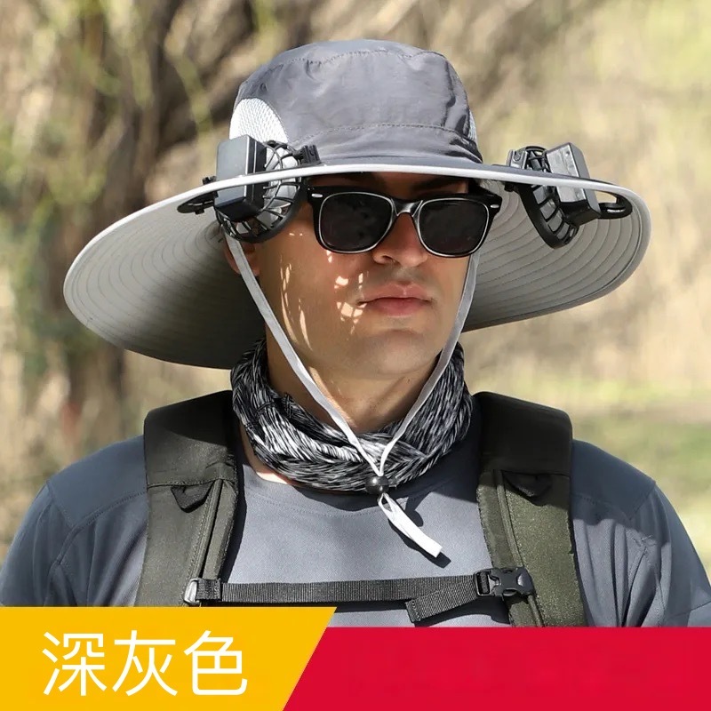 SL-太陽能款雙風扇漁夫帽