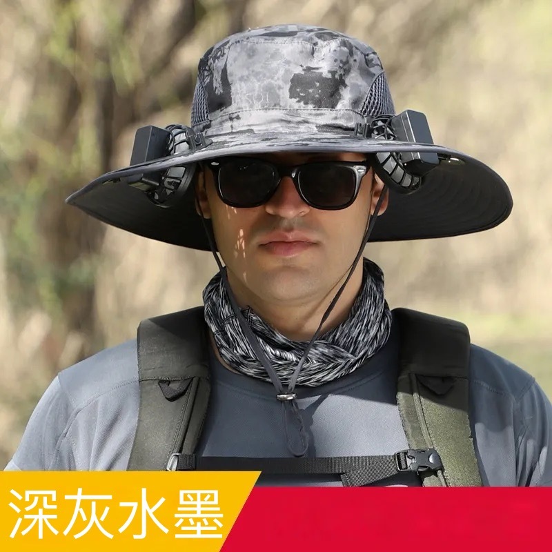 SL-太陽能款雙風扇漁夫帽
