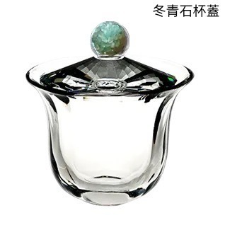 手工水晶綠松石茶杯