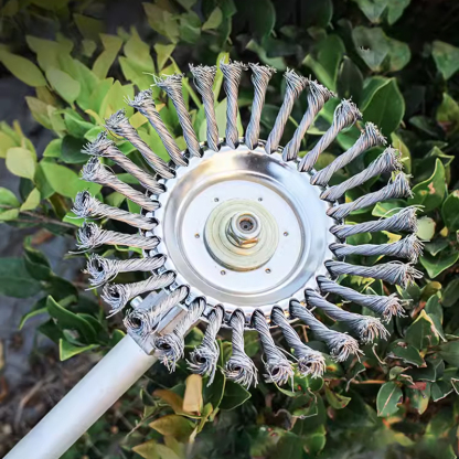鋼絲除草輪割草機頭