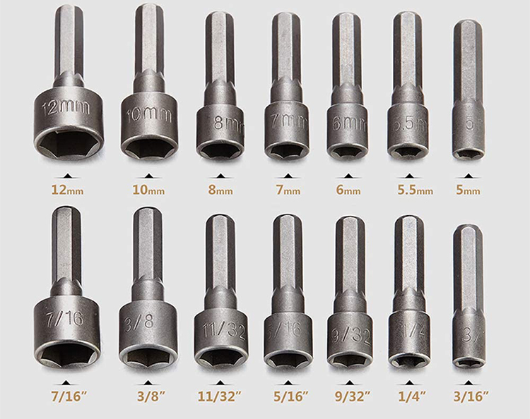 14件套強自修套筒批頭工具套裝