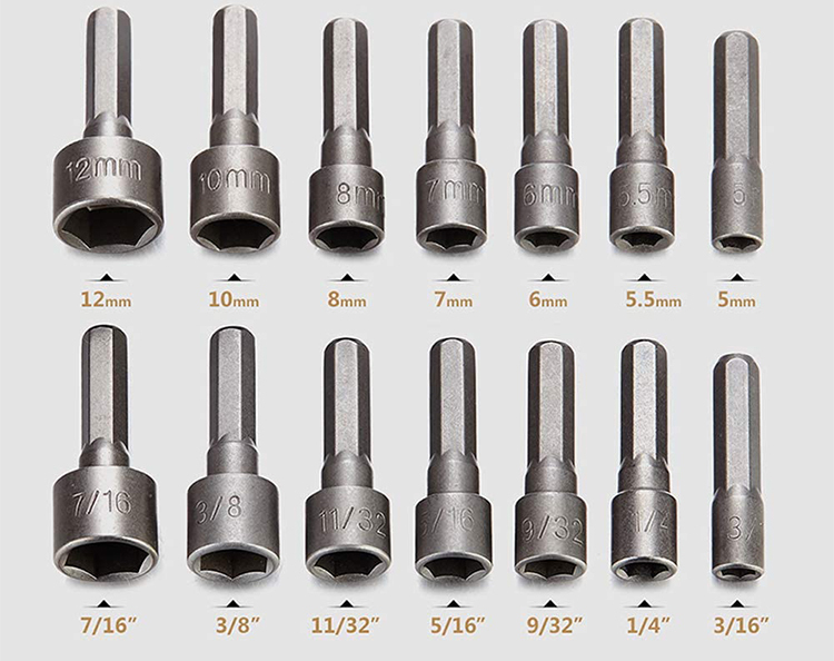 14件套強自修套筒批頭工具套裝