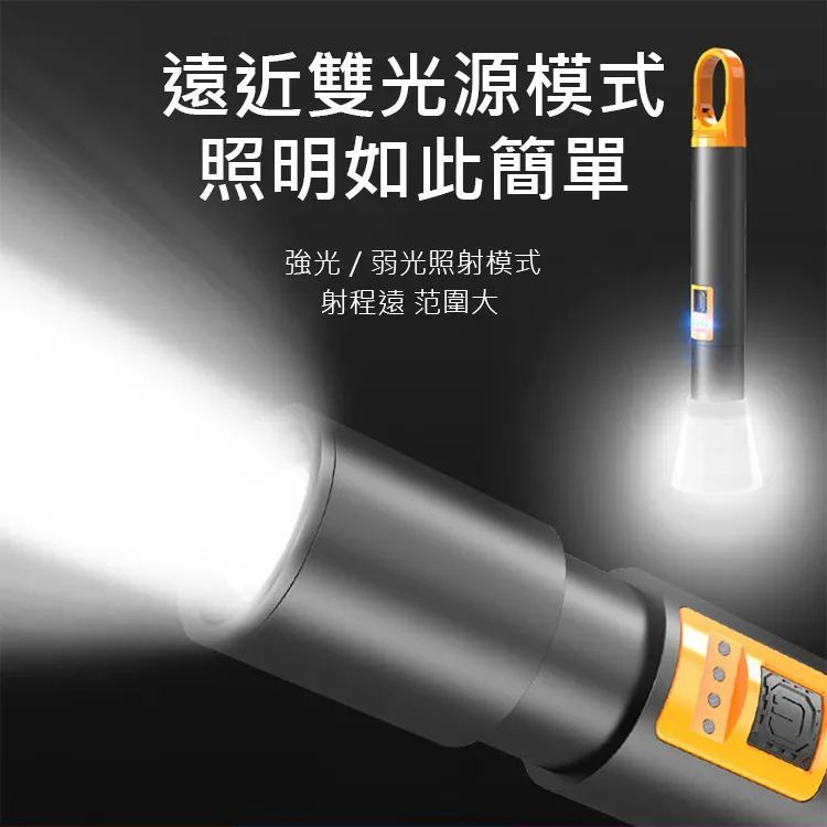 爆亮遠射P50變焦強光手電筒